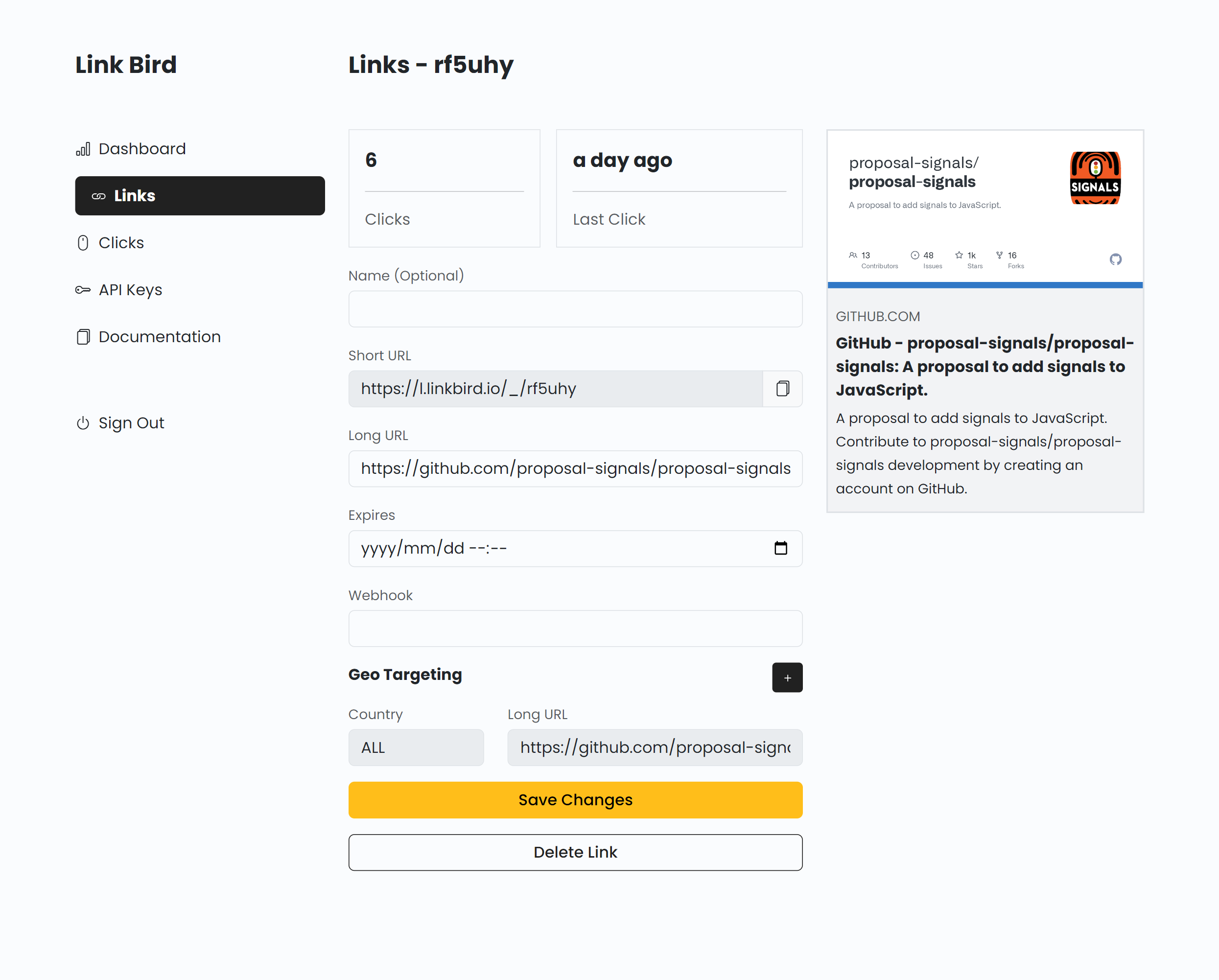 API-First Link Shortener für Entwickler - Alternative zu Bitly, Dub.co, Bl.ink, Short.io usw. Medien 2