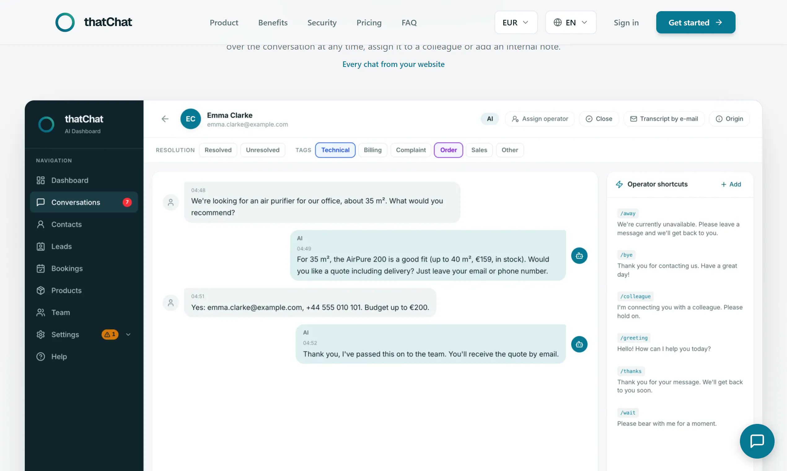 thatChat gallery image