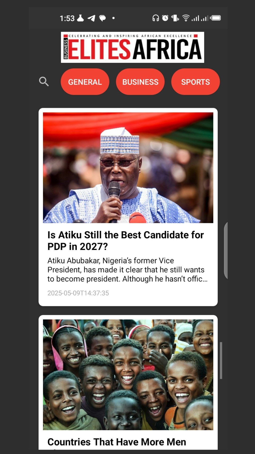 Business Elites Africa News App - Африканское новостное приложение № 1-Daily Insights, обновления в реальном времени медиа 3
