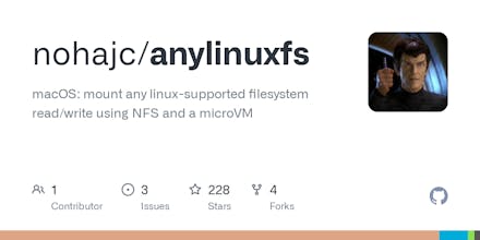 anylinuxfs - Linux filesystems on macOS gallery image