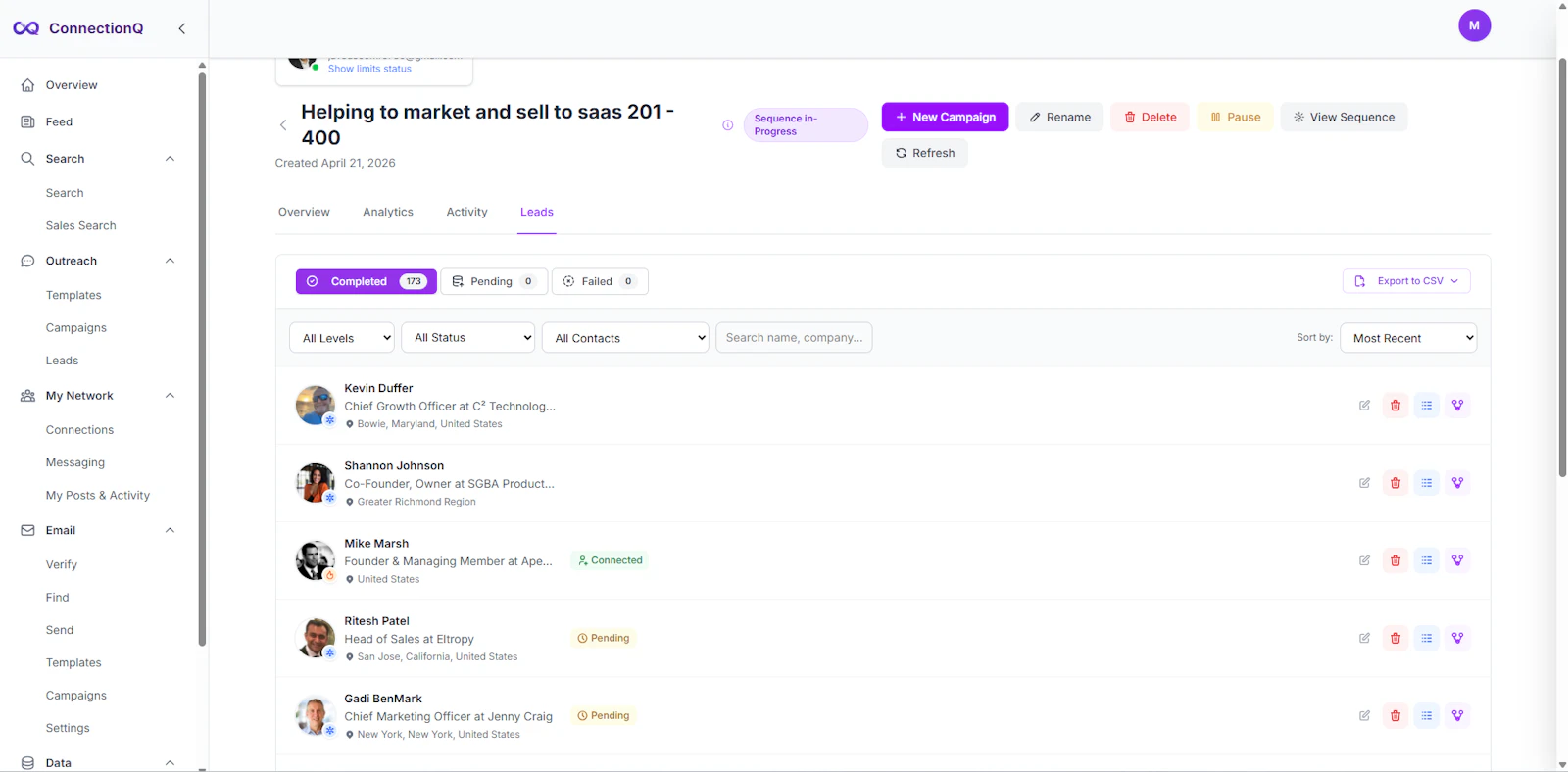 ConnectionQ screenshot 5