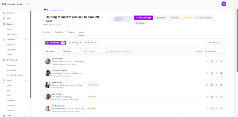 ConnectionQ screenshot 5