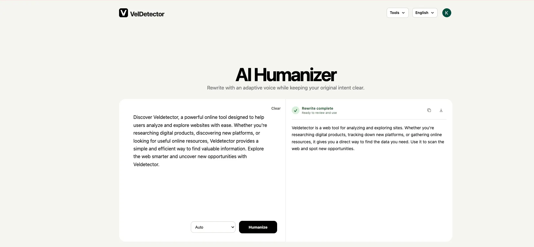 veldetector gallery image
