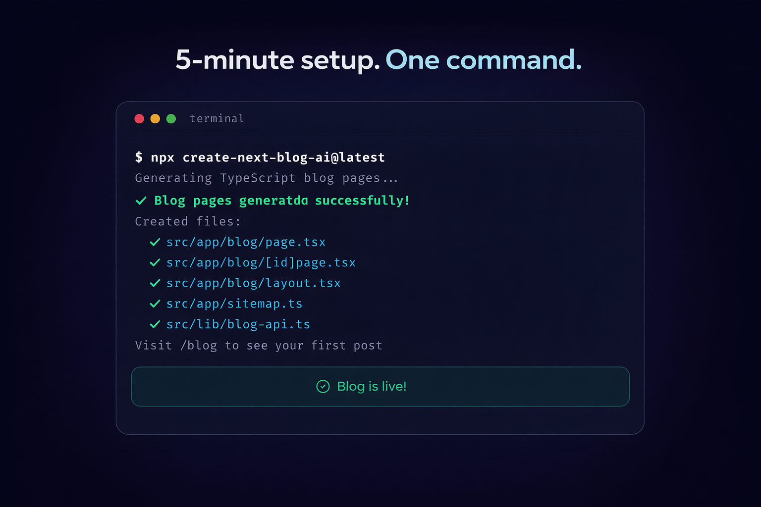 Next-Blog-AI - Screenshot 4 showing product features and functionality