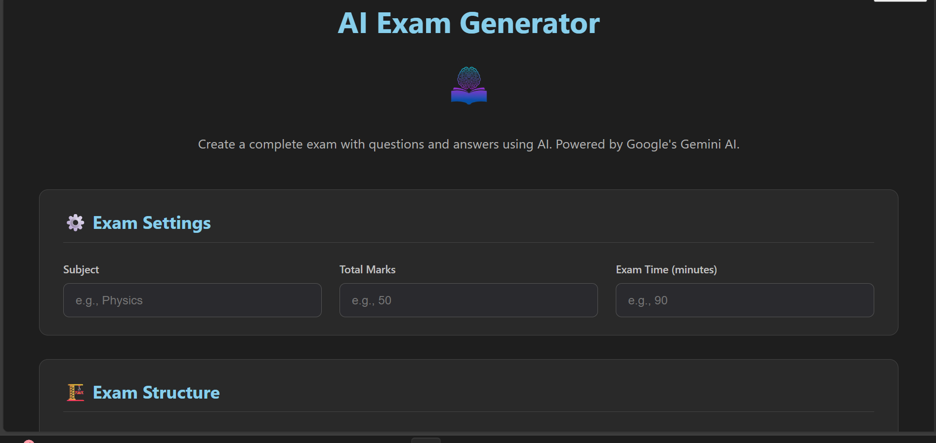 AI Exam Generator –Create Questions Fast gallery image