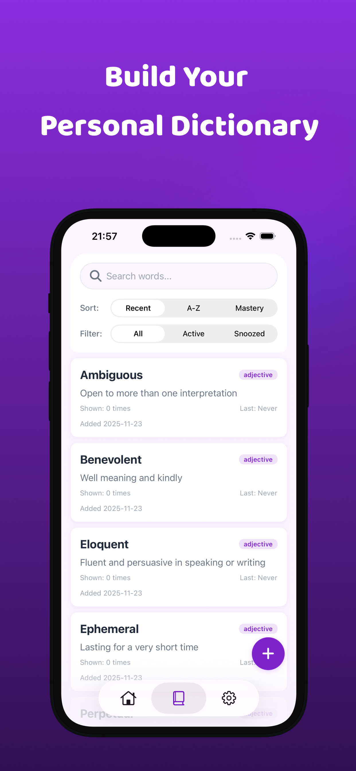 AutoVocab: Vocabulary Builder - Screenshot 3 showing product features and functionality