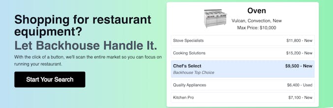 Backhouse Restaurant Equipment Assistant gallery image