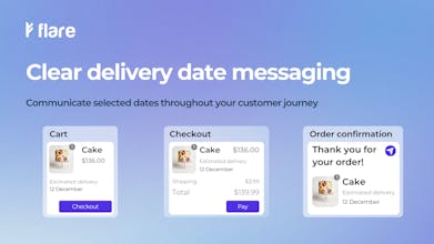 Flare ‑ Delivery Date Picker gallery image