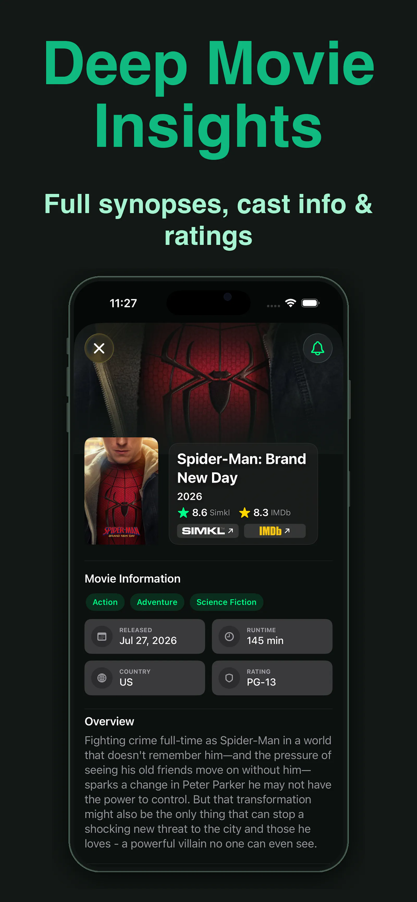 Scaena: TV & Movie Tracker screenshot 8