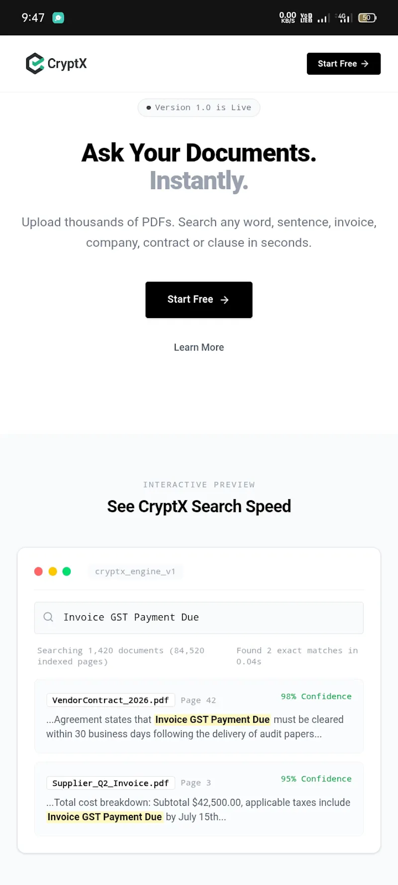 CryptX screenshot 1
