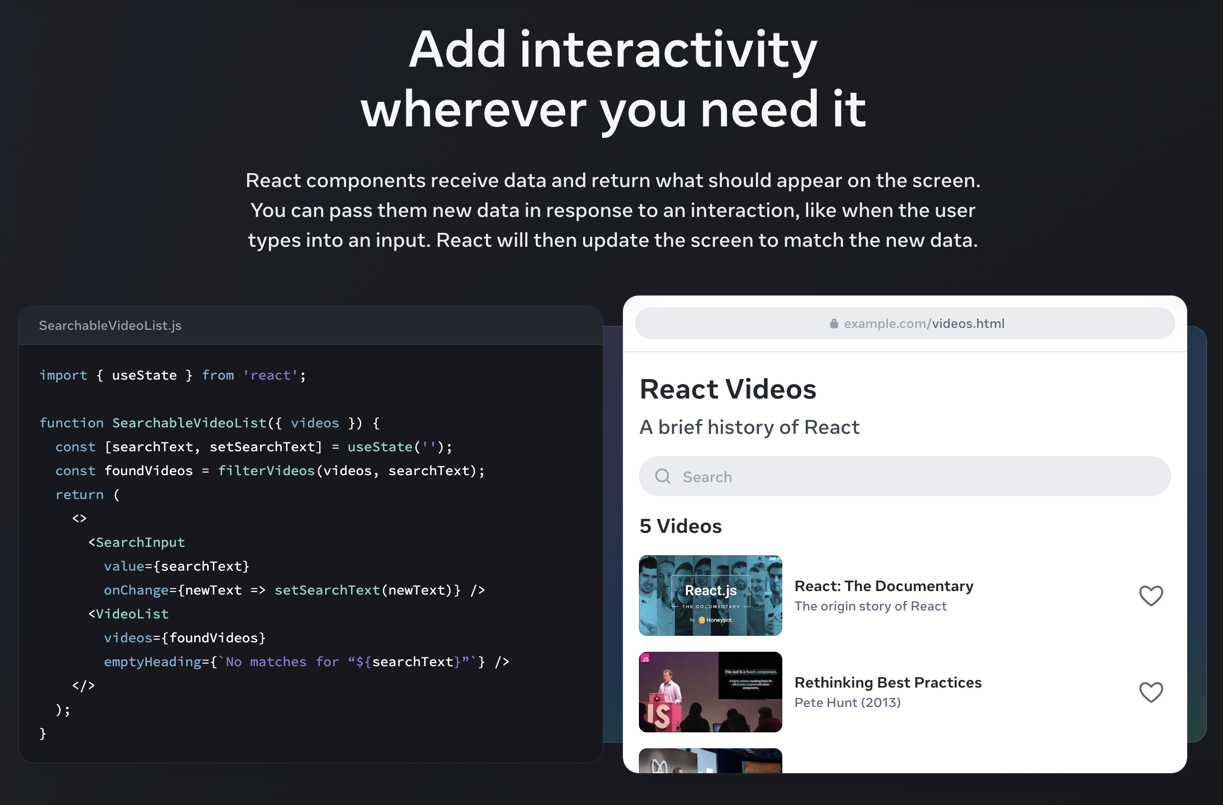 Media react.dev - Rumah baru untuk React dan dokumentasinya 3