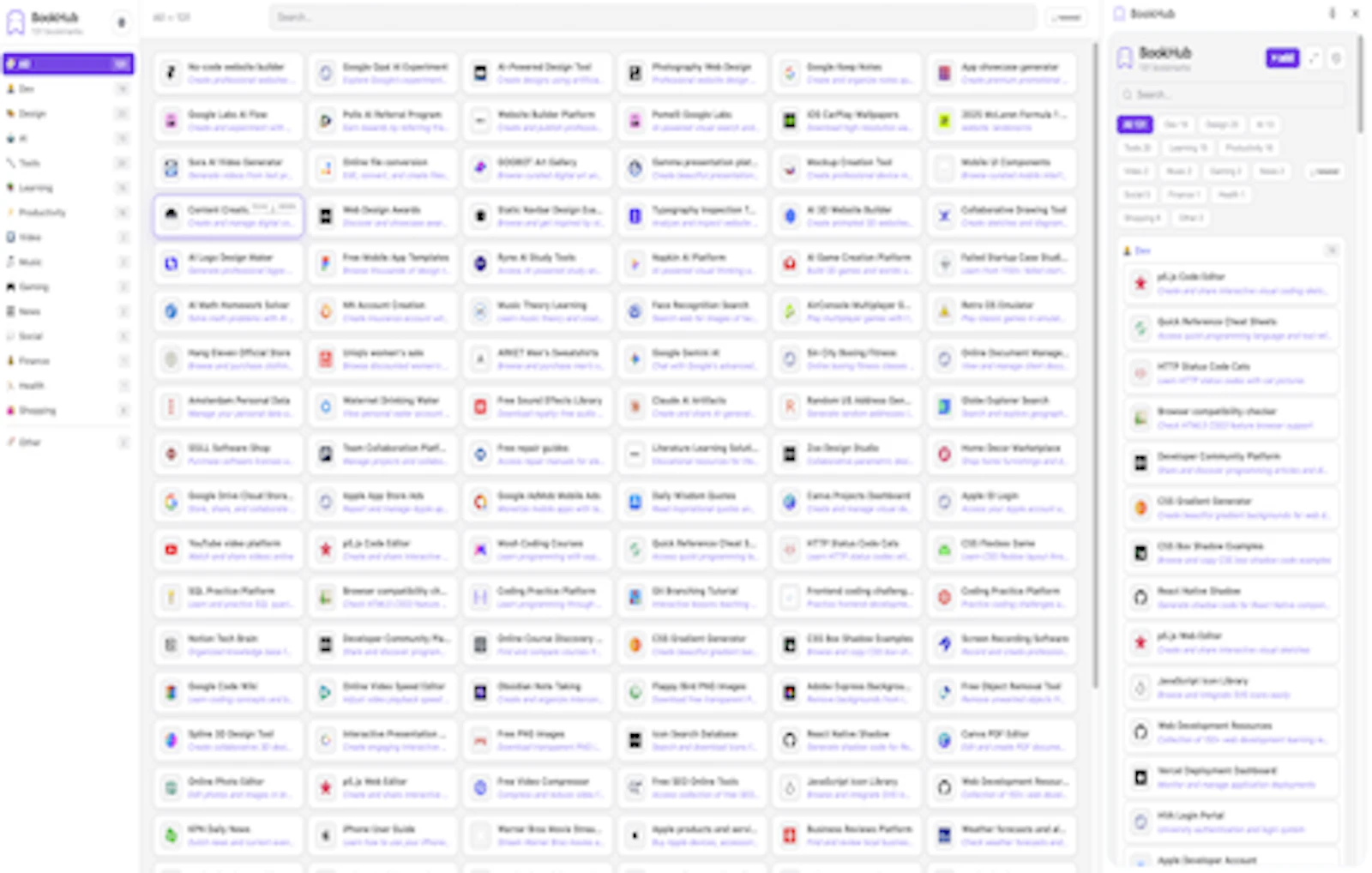 BookHub - AI Powered Bookmark Manager screenshot 3