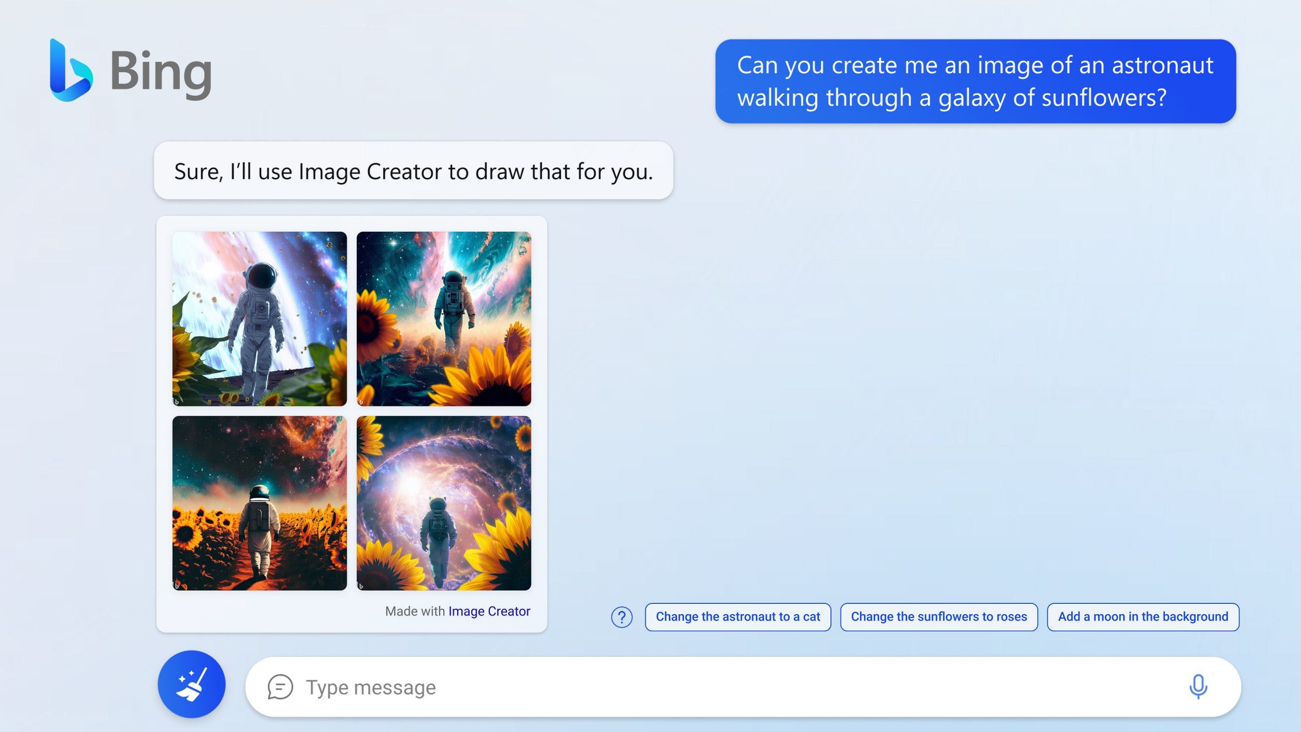 Microsoft Image creator