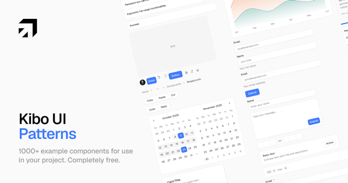 Kibo UI Patterns产品图