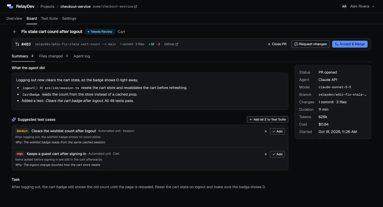 RelayDev screenshot 2