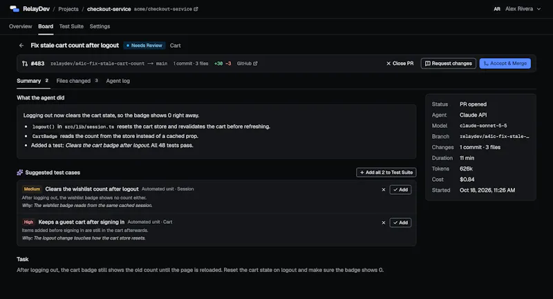 RelayDev screenshot 2