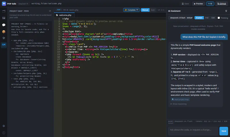 DS PHP Edit screenshot 2