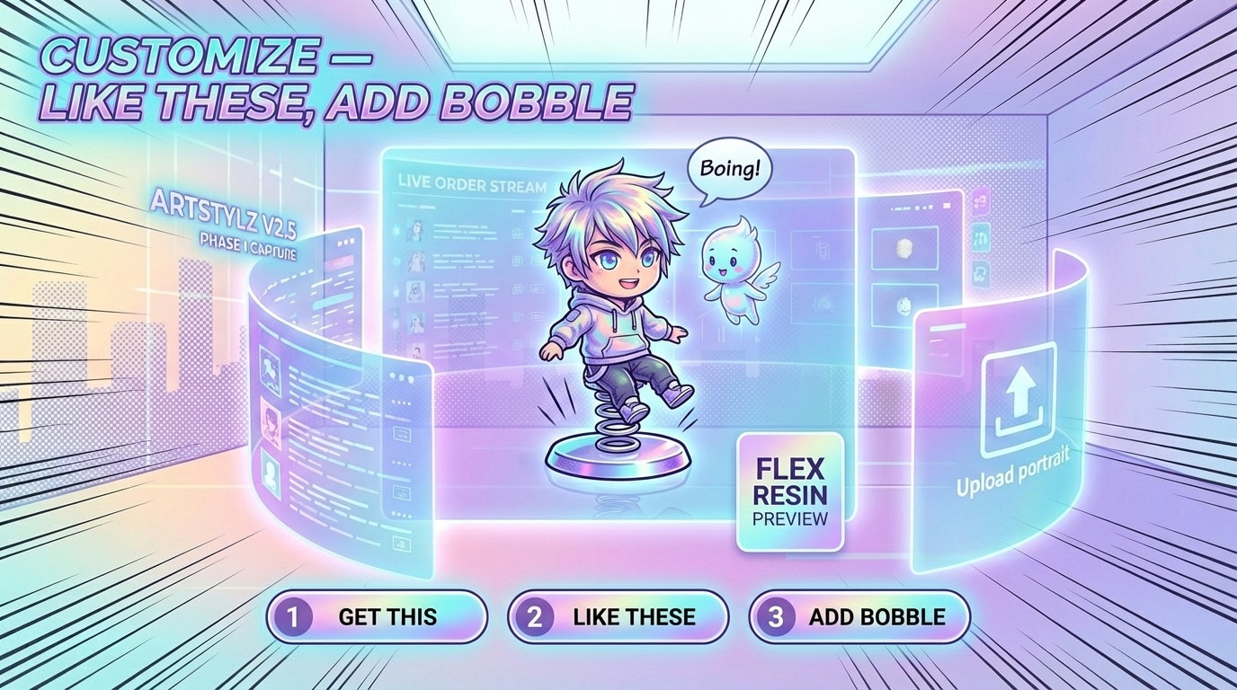 ARTSTYLZ 3D Model & Bobble - Screenshot 4 showing product features and functionality