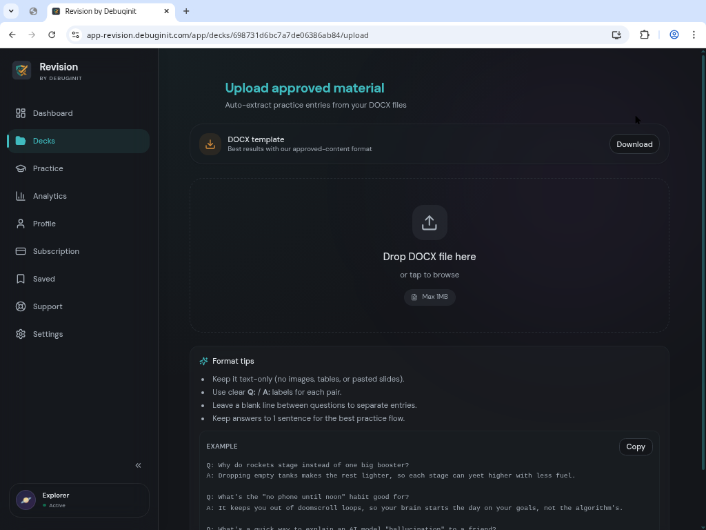 Revision by Debuginit - Screenshot 3 showing product features and functionality