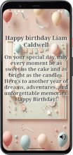 Personalize Musical Android Birthday App gallery image