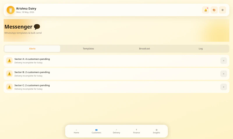 Dairy Manager — Milk Delivery Mini App screenshot 14