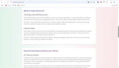 AI Italian Brainrot Generator gallery image