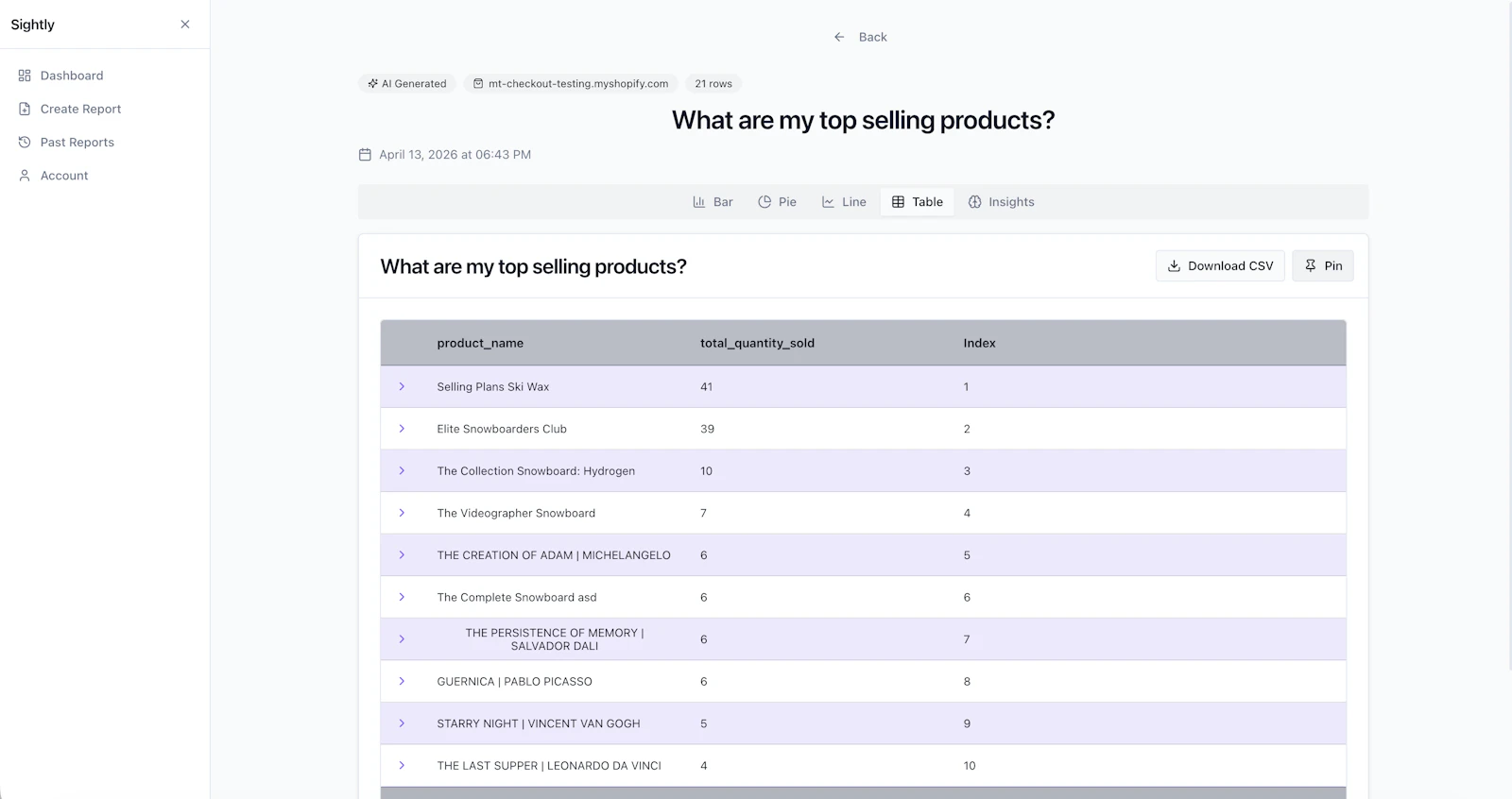 Sightly screenshot 5
