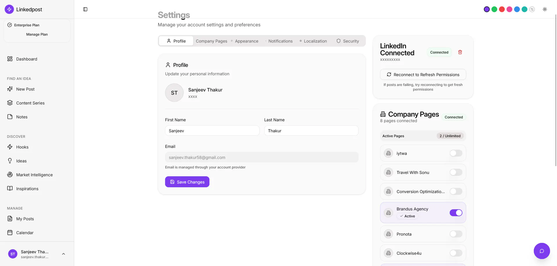 Linkedpost gallery image