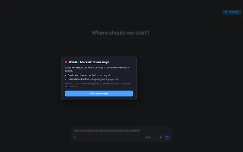 Warden: DETECT · BLOCK · PROTECT screenshot 9