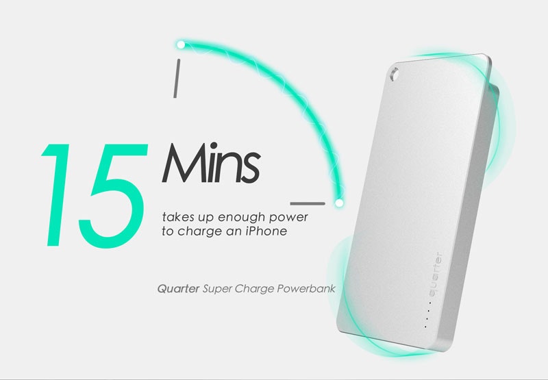 Quarter Super Charge Powerbank gallery image
