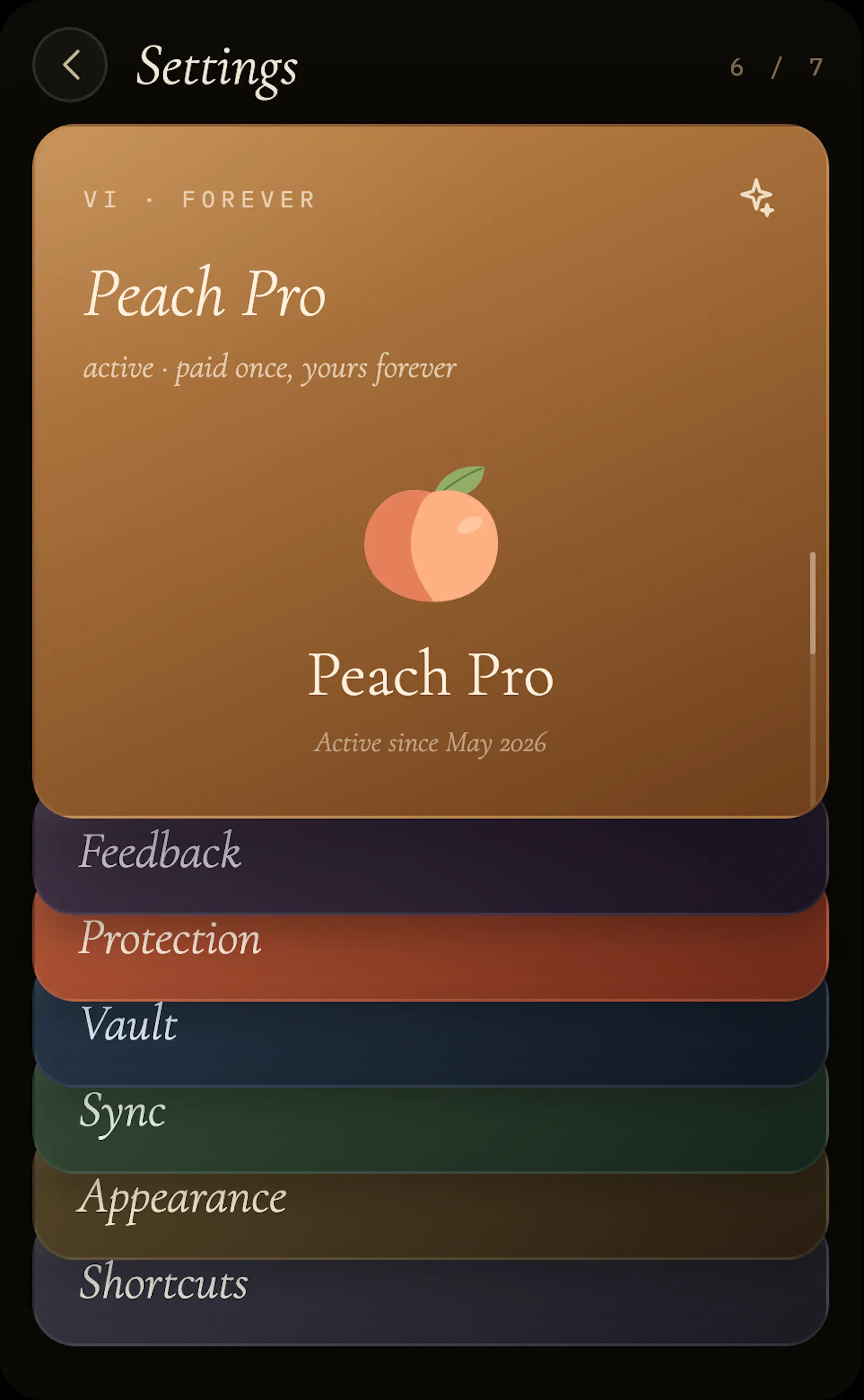 Peach Password Manager screenshot 3