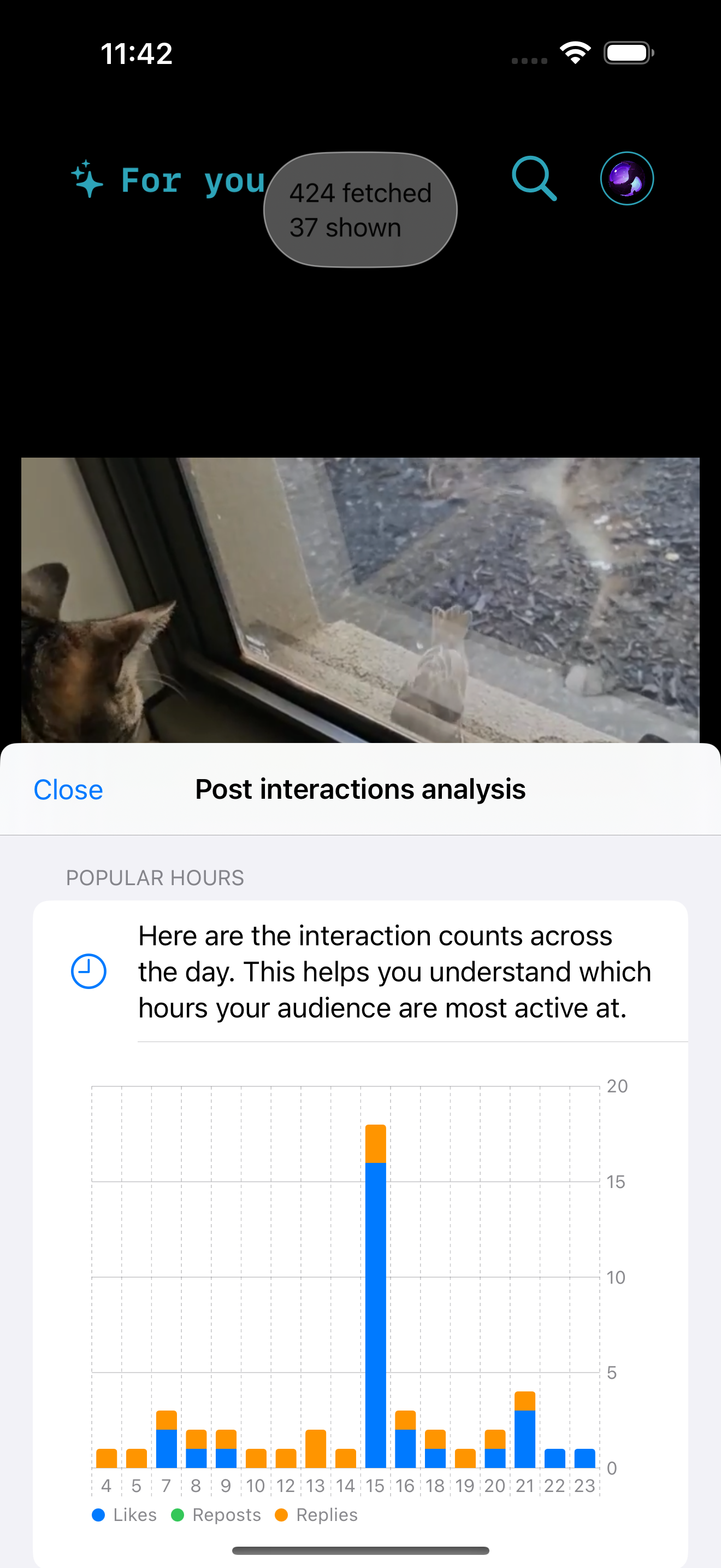 App brevi video per bluesky - Colpisci una bobina video infinita, per te, segui, feed personalizzato media 3