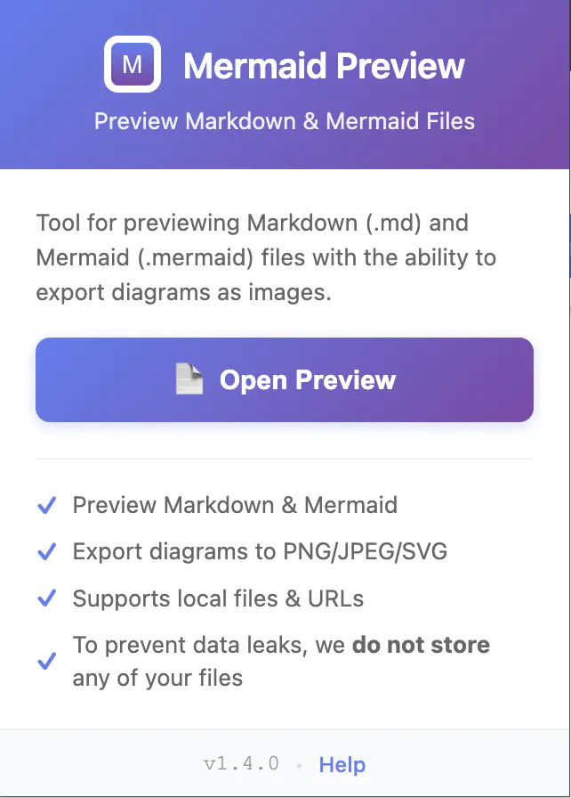 Mermaid Preview のプロダクトバナー
