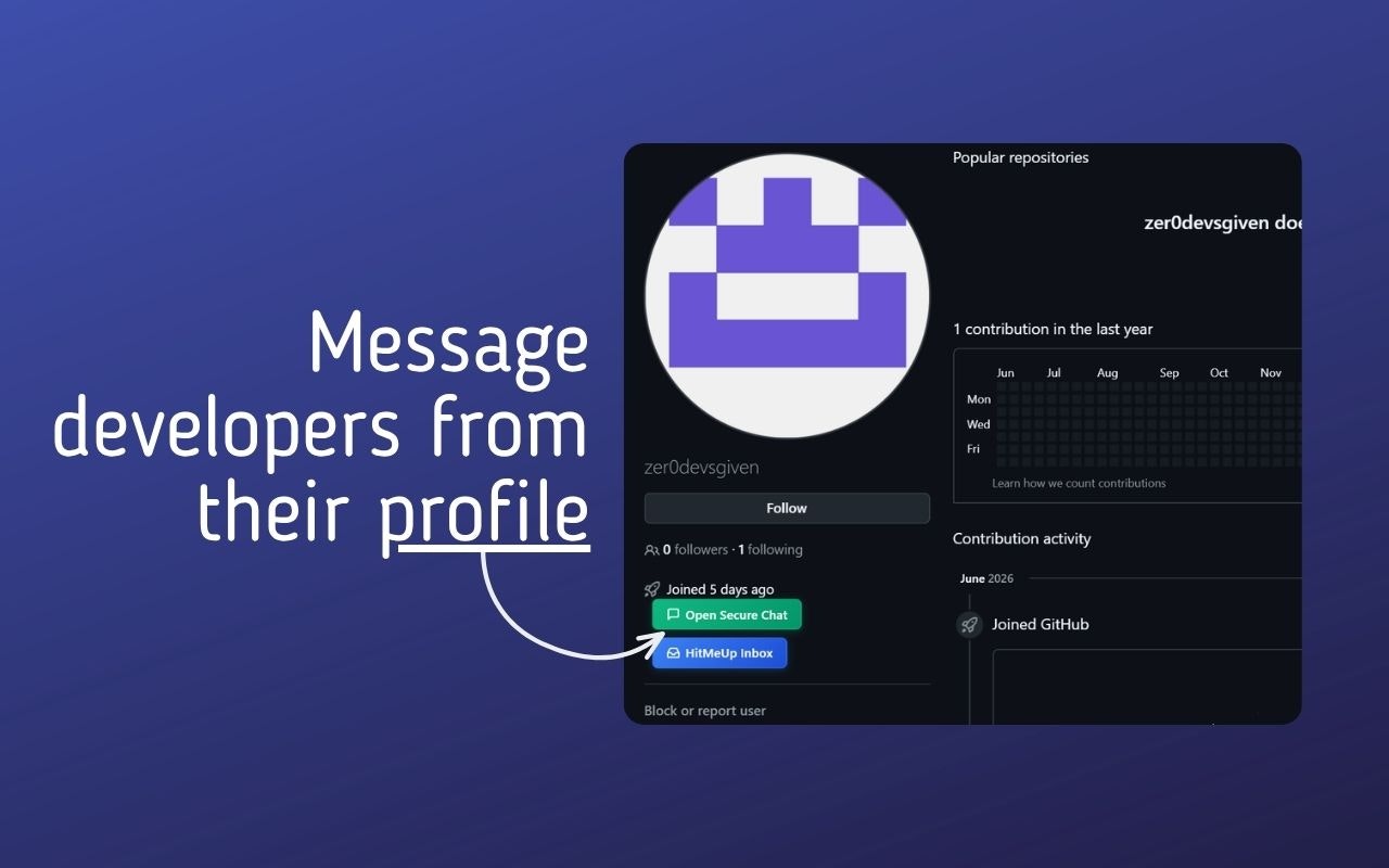 HitMeUp for GitHub gallery image
