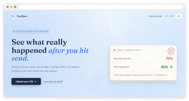 TrueOpen screenshot 1