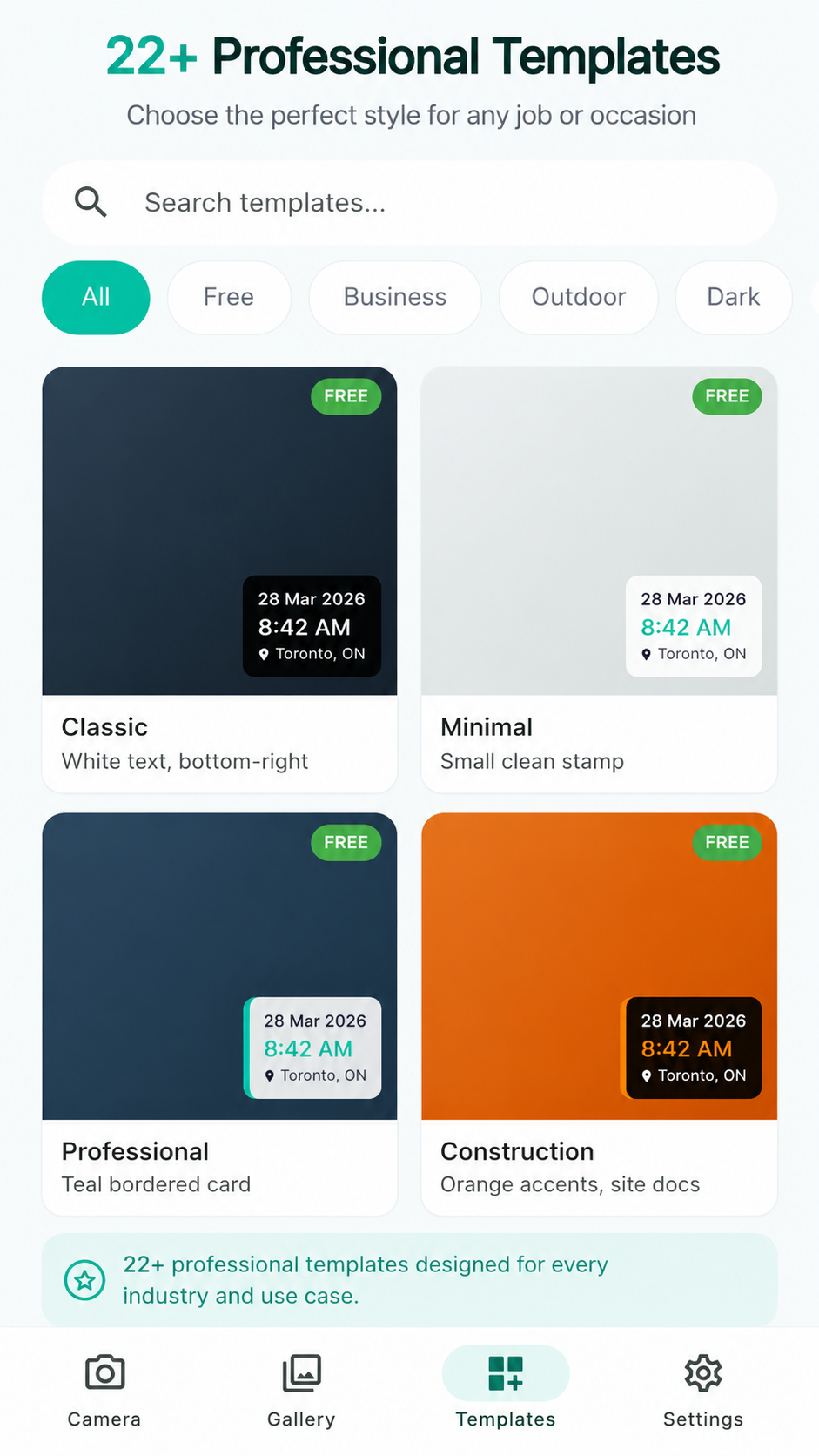 Timestamp Pro gallery image
