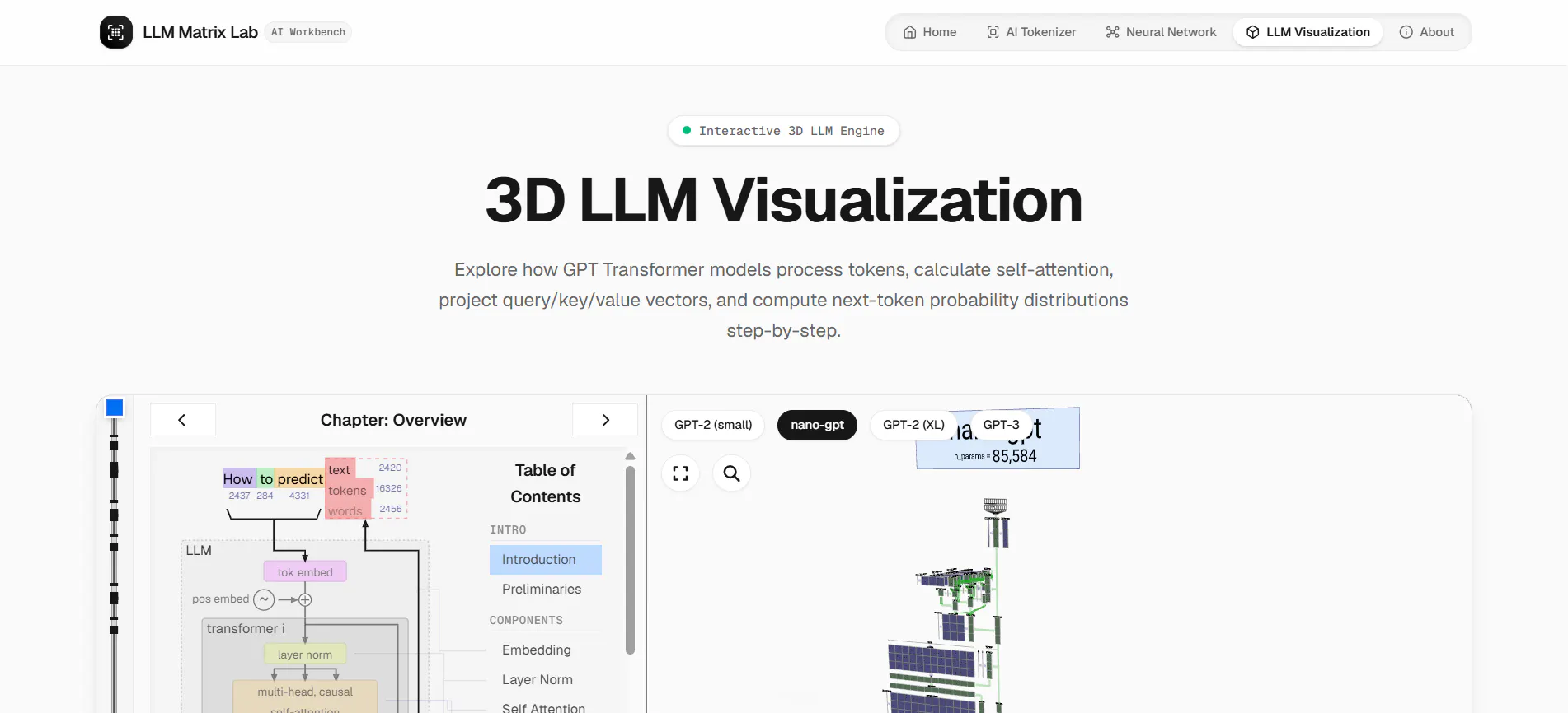 LLM Matrix Lab gallery image