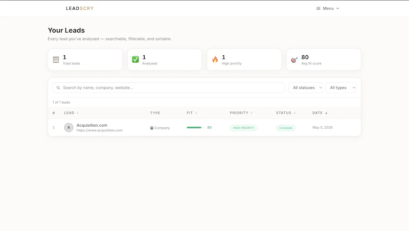 LeadScry screenshot 4