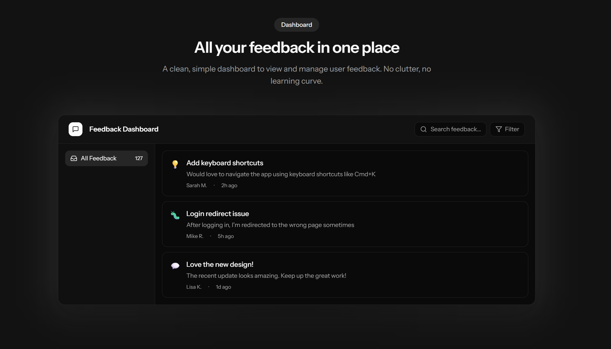 onedollarfeedback - Screenshot 3 showing product features and functionality