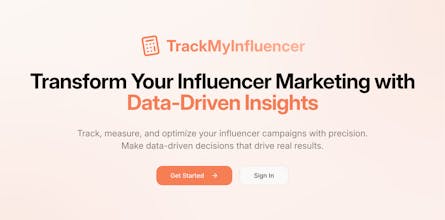 TrackMyInfluencer gallery image