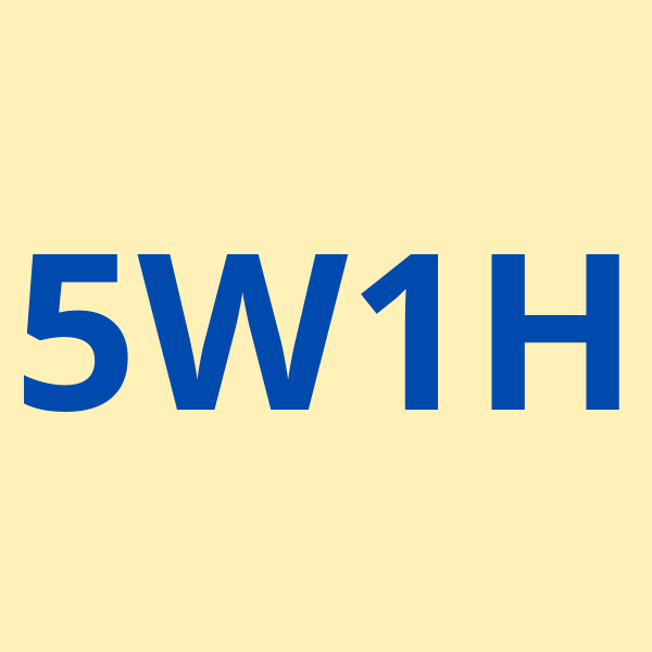 Mẫu phương pháp sáng tạo 5W1H