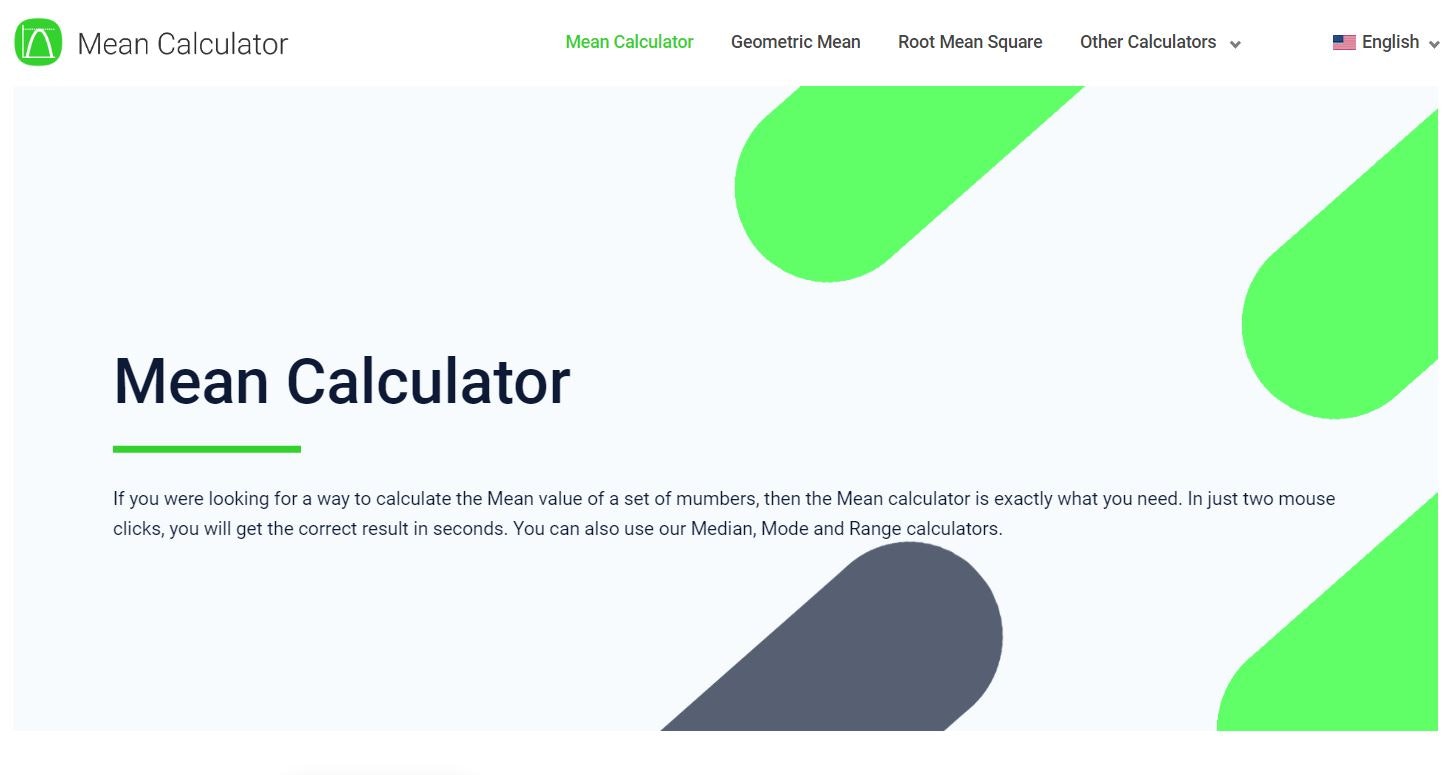 Mean Calculator gallery image