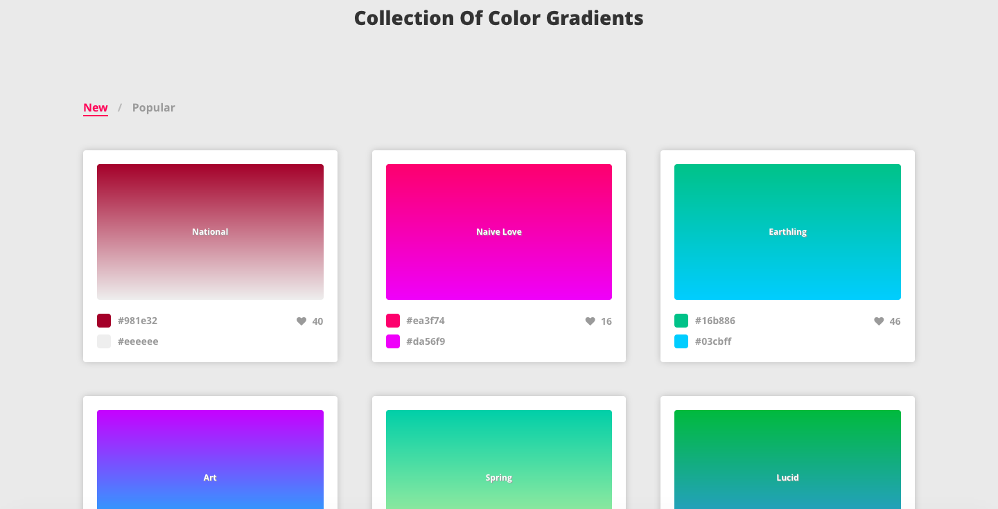 Color Gradient Inspiration gallery image