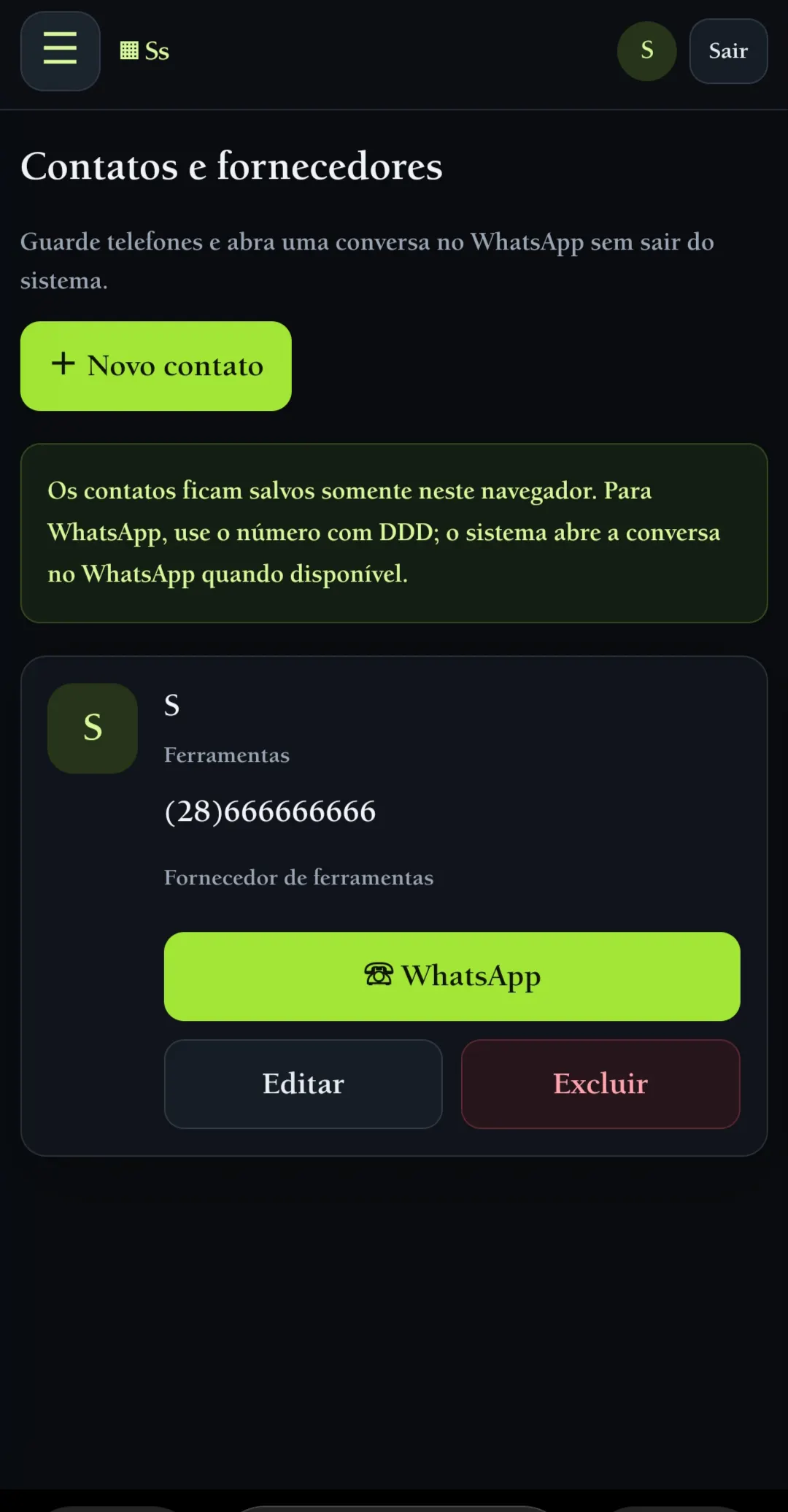Sistema de controle  gallery image