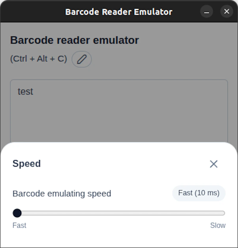 Barcode Scanner Emulator screenshot 3