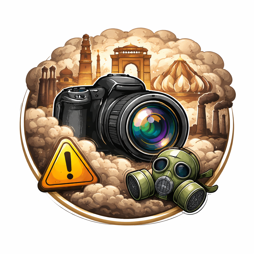 Delhi Camera - Product Hunt launch logo and brand identity