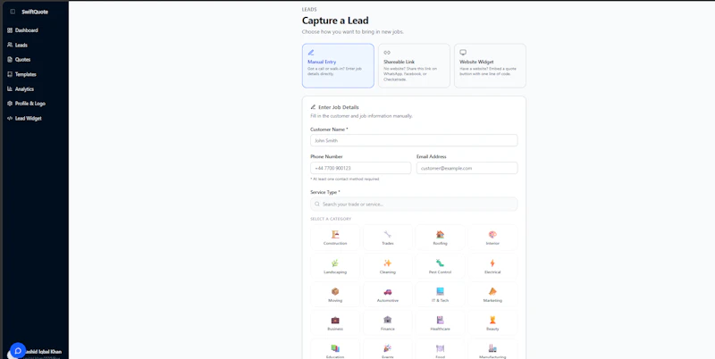SwiftQuote screenshot 2