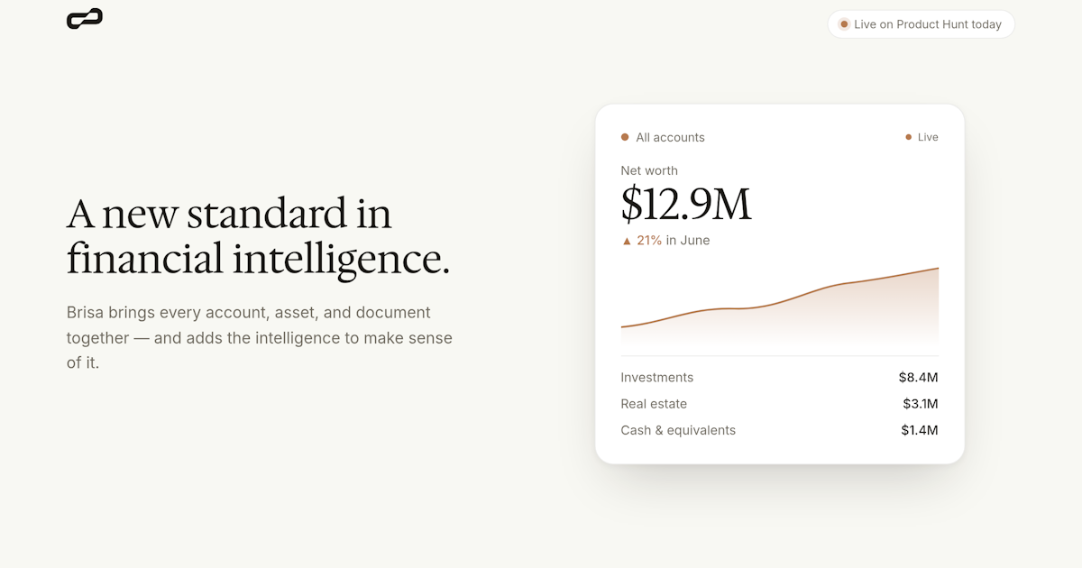 Brisa — Your personal wealth OS