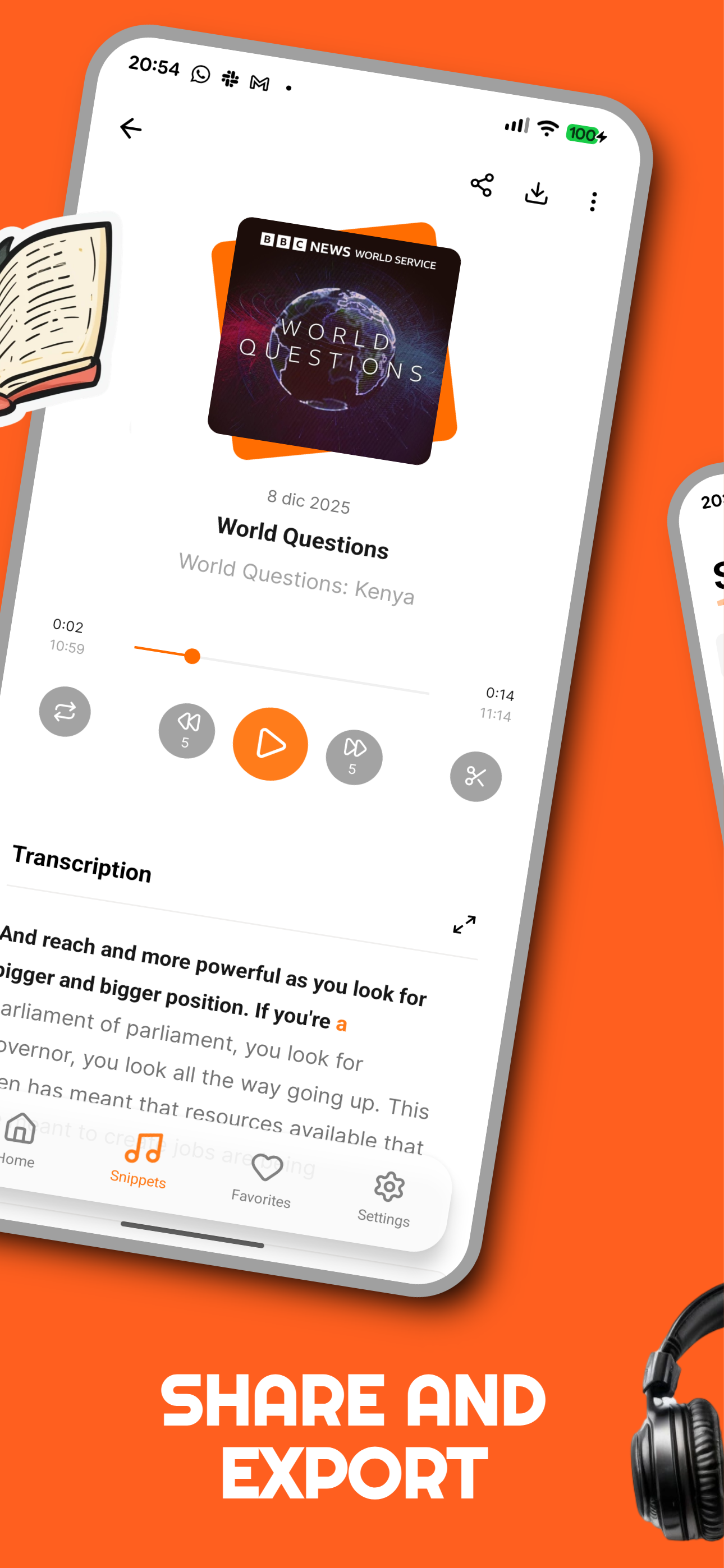 Podclip - Screenshot 3 showing product features and functionality