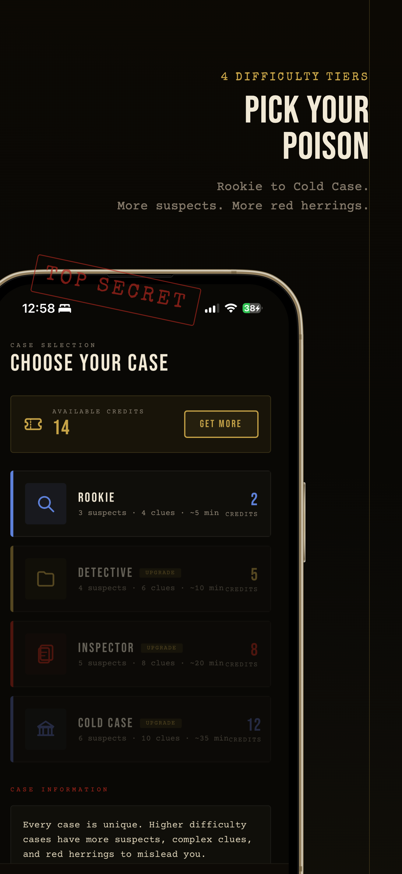 Dossier — Solve Unique Murder Mysteries gallery image